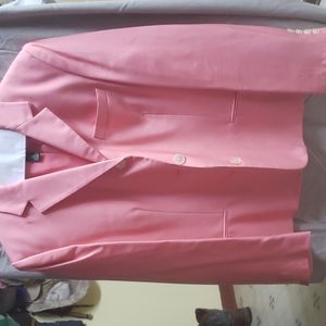 Lauren Coral Suit Jacket Size 14